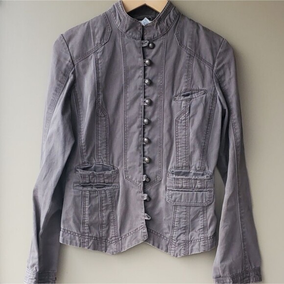Womena Brown Military Combat Style American Rag Jacket - Picture 1 of 10